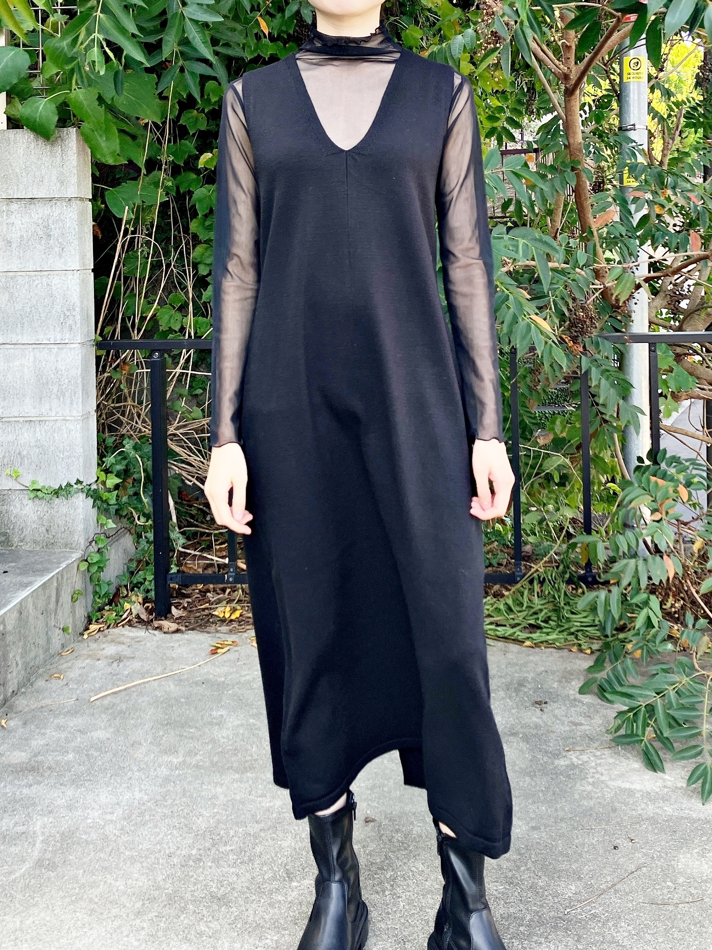 GU（ジーユー）のおすすめワンピース「マルチウェイニットワンピース（長袖）」