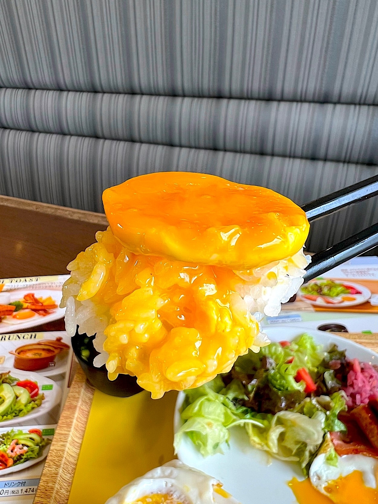 ロイヤルホストのオススメのメニュー「フライエッグ和定食」