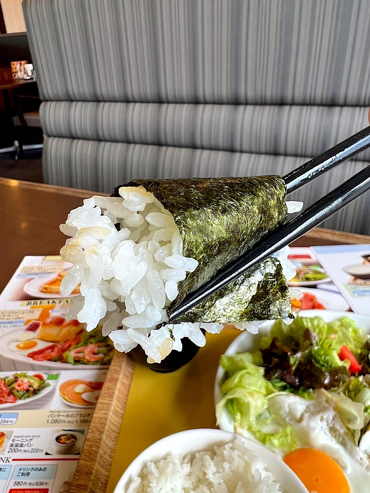 ロイヤルホストのオススメのメニュー「フライエッグ和定食」