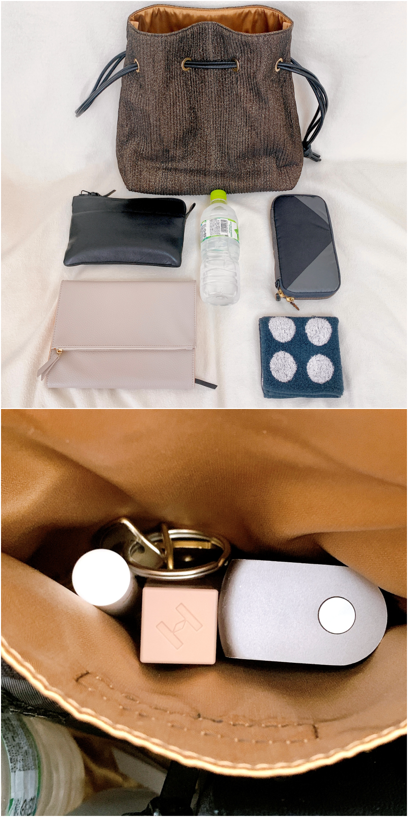 GLOBAL WORK(グローバルワーク)のおすすめのバッグ「キラキラ3WAY巾着/一部店舗限定」