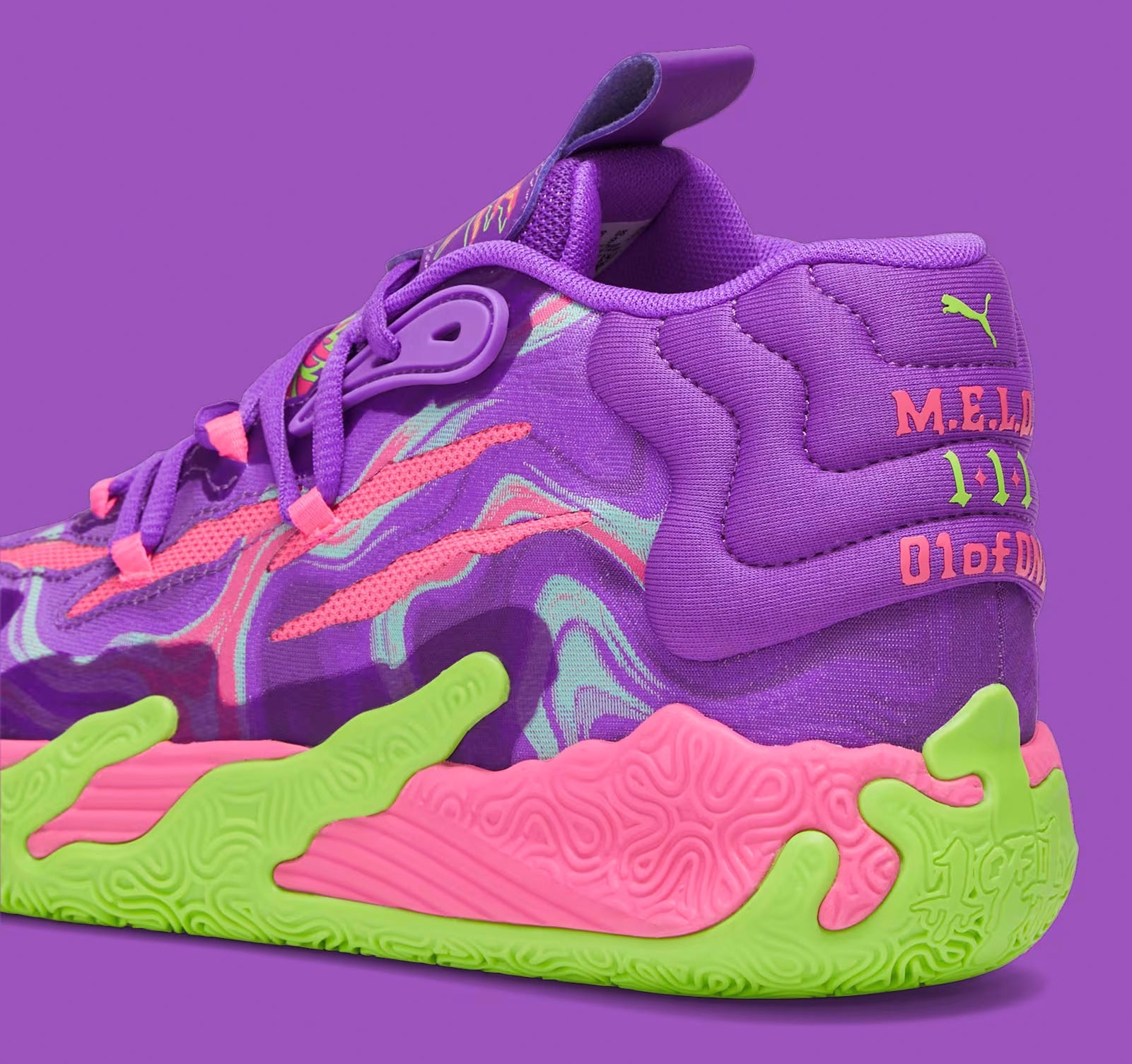 Puma Melo MB.03 Toxic Release Date 378916_01 Heel Detail