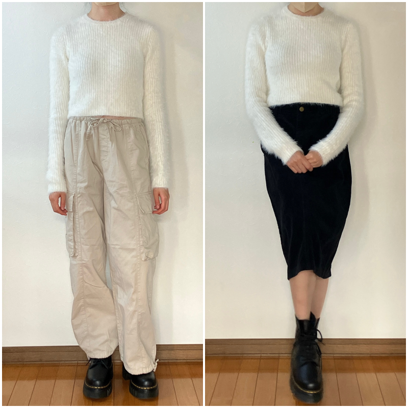 ZARA(ザラ)のおすすめセーター「エコファー素材セーター」