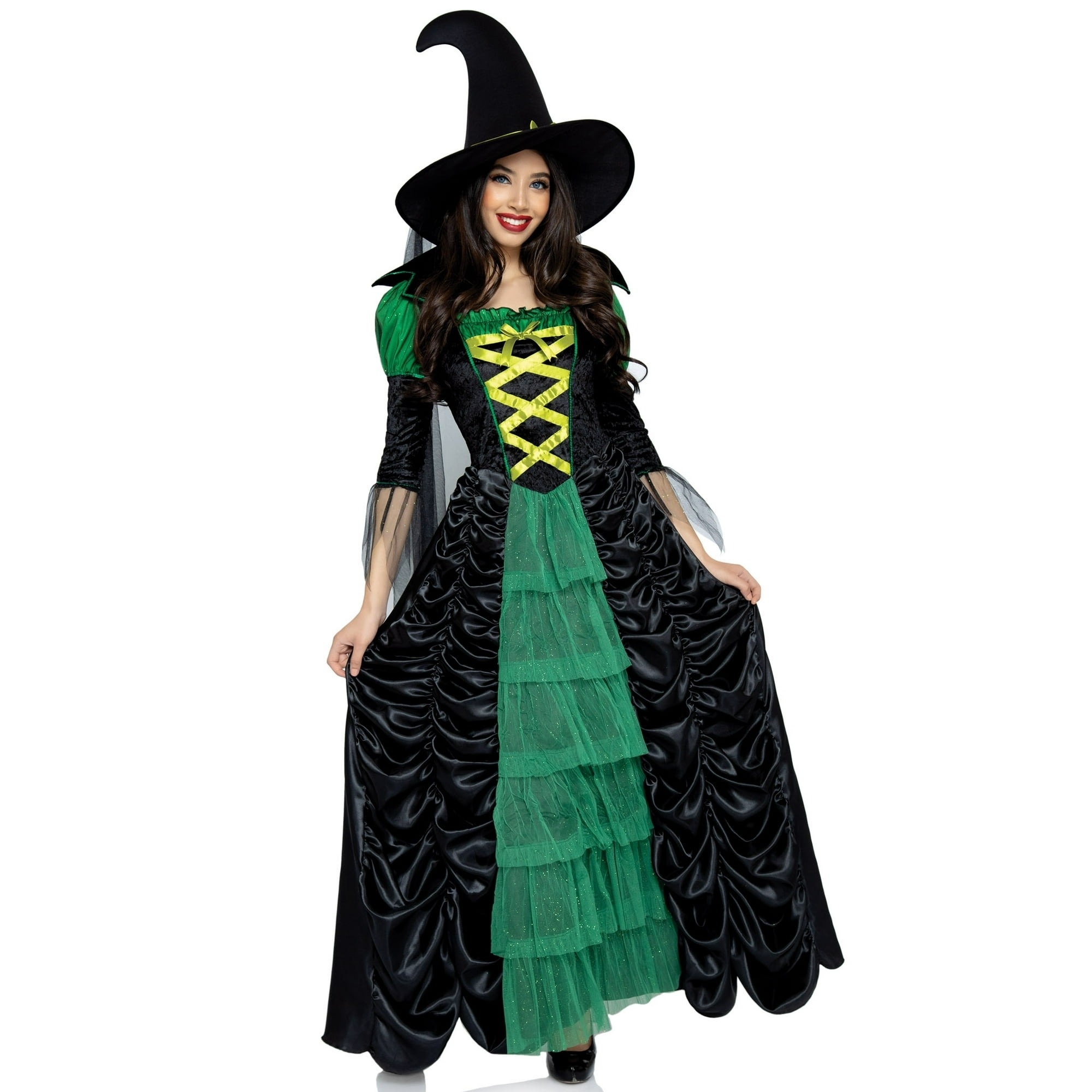 witch costume on model