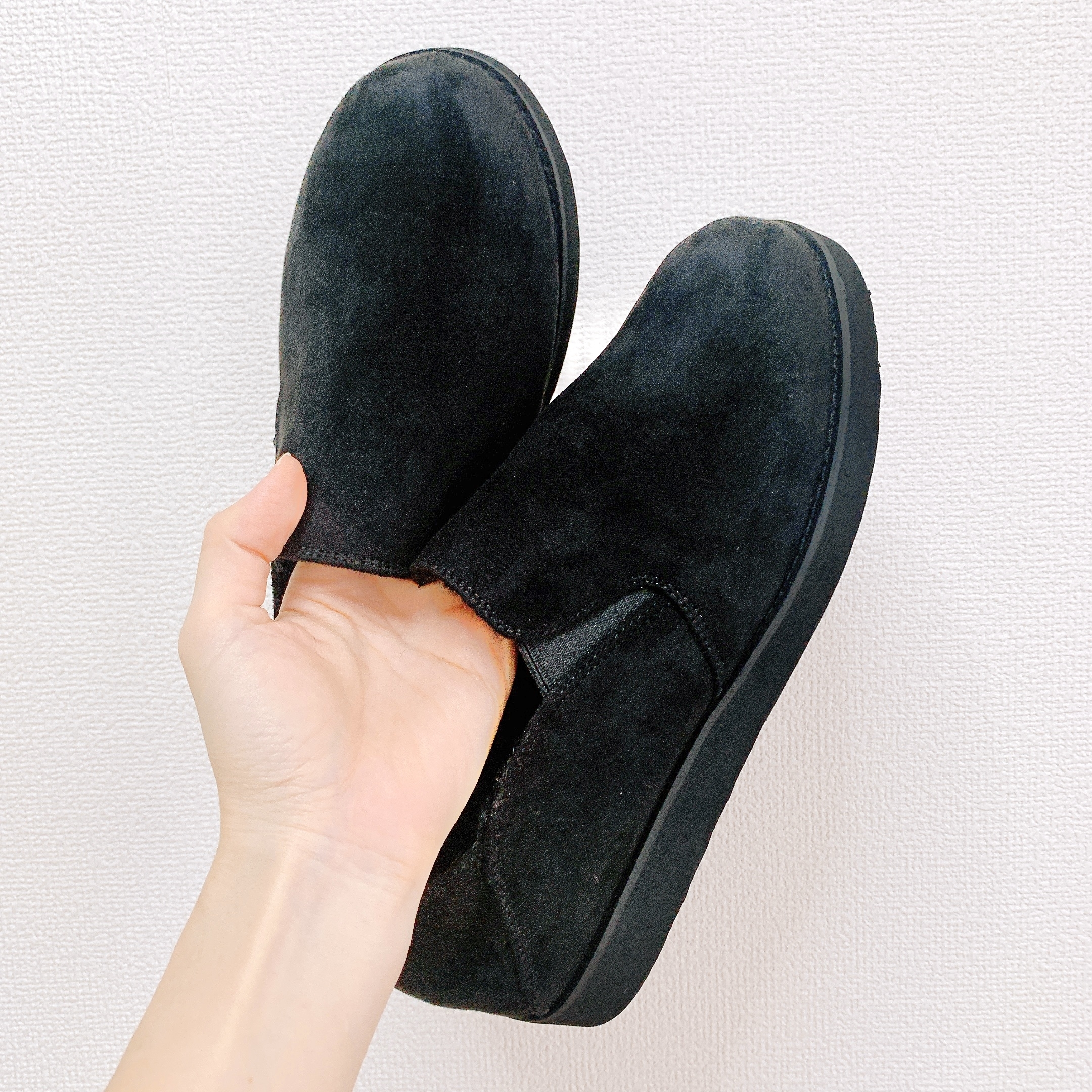 GLOBAL WORK(グローバルワーク)のおすすめのシューズ「フワモコ撥水軽量スリッポン/975780」