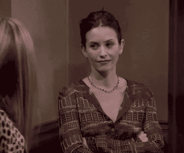 Monica Geller says "I think i need a drink"