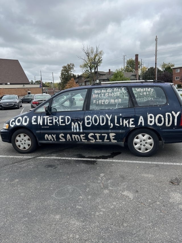 &quot;God Entered My Body, Like A Body, My Same Size&quot;