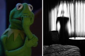 kermit scared and ghost