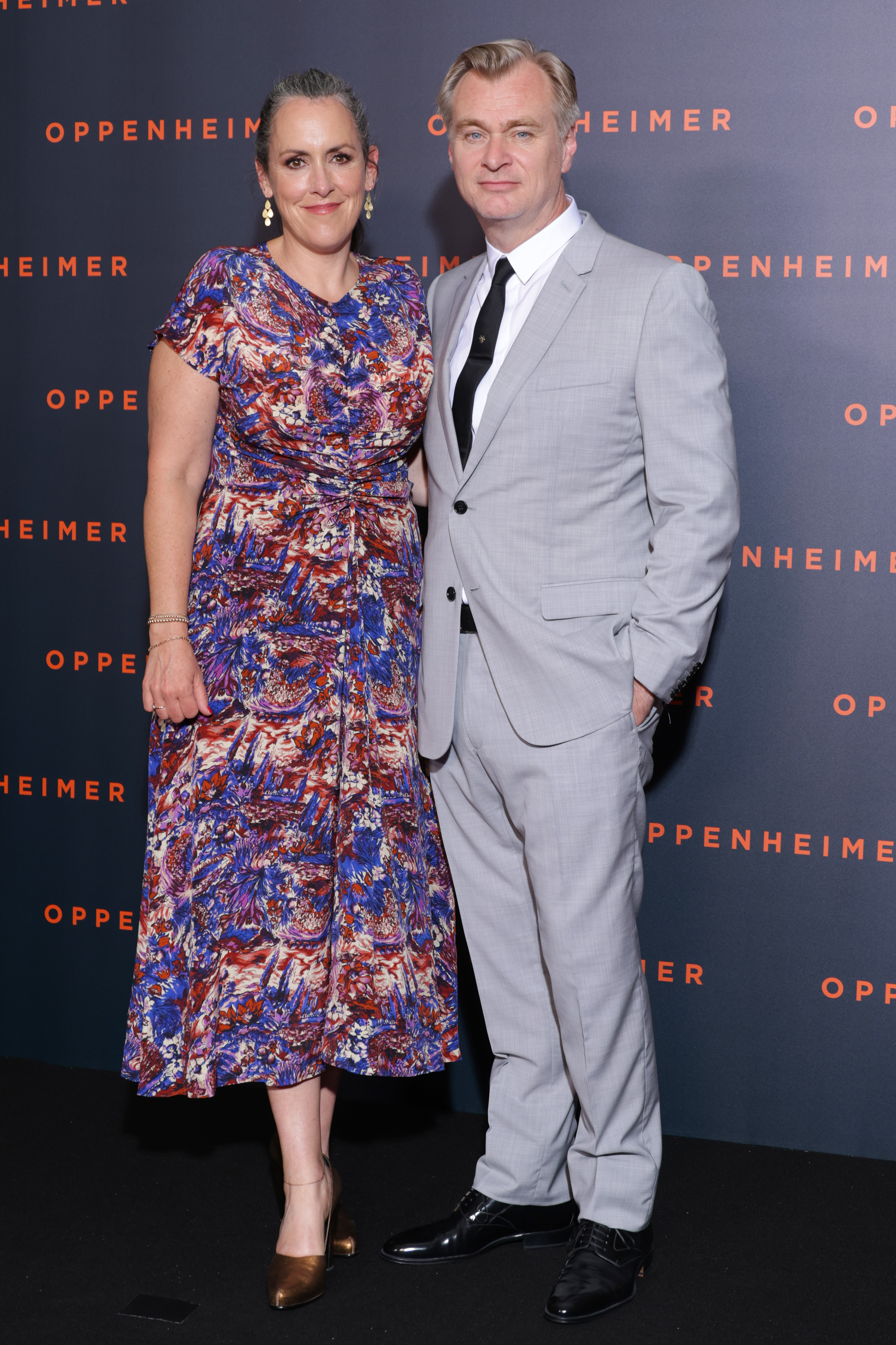the couple at the movie premiere