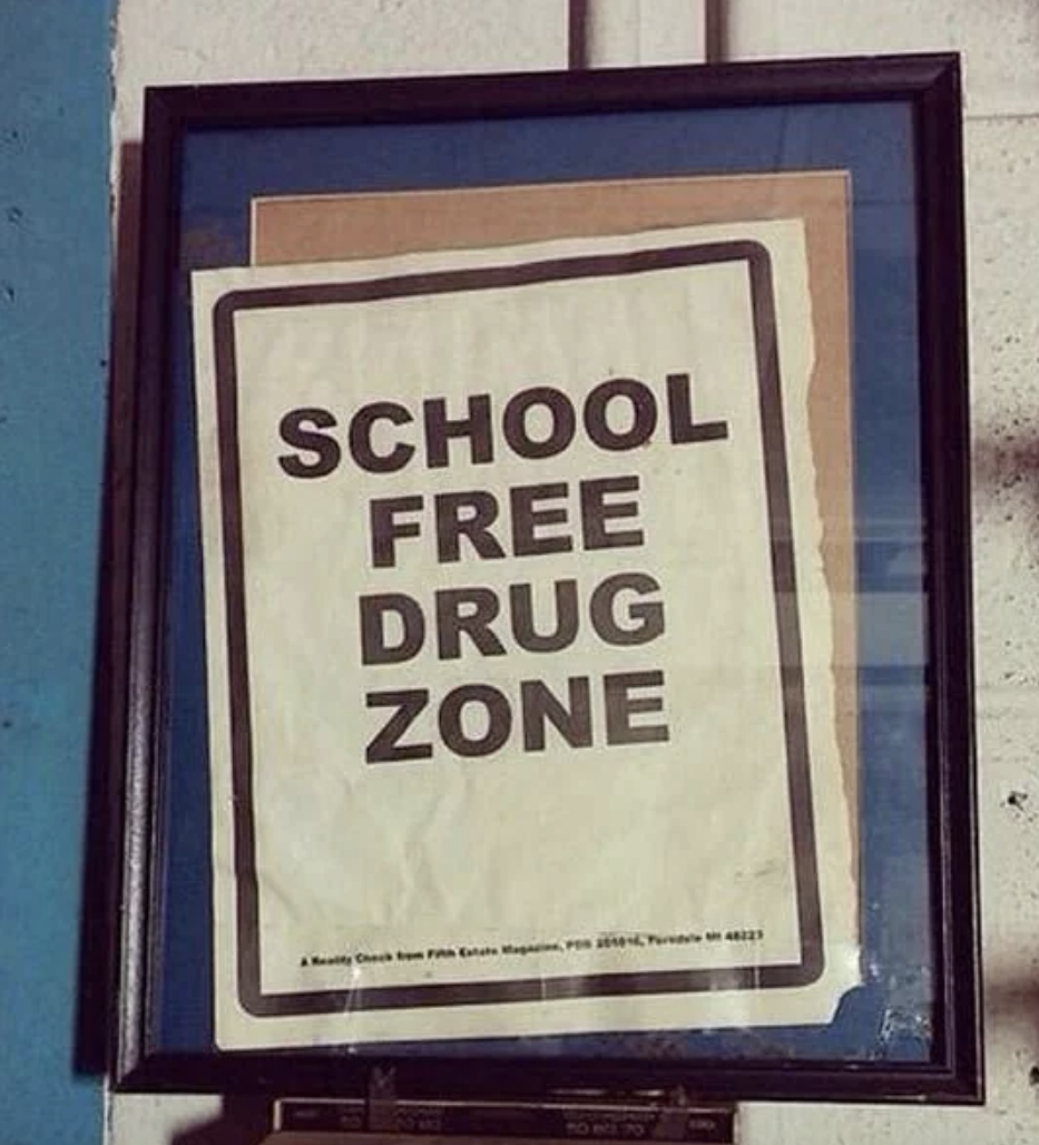 school free drug zone