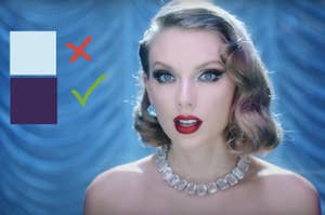 Taylor Swift in the "Bejeweled" video.