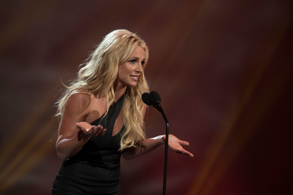 Britney onstage
