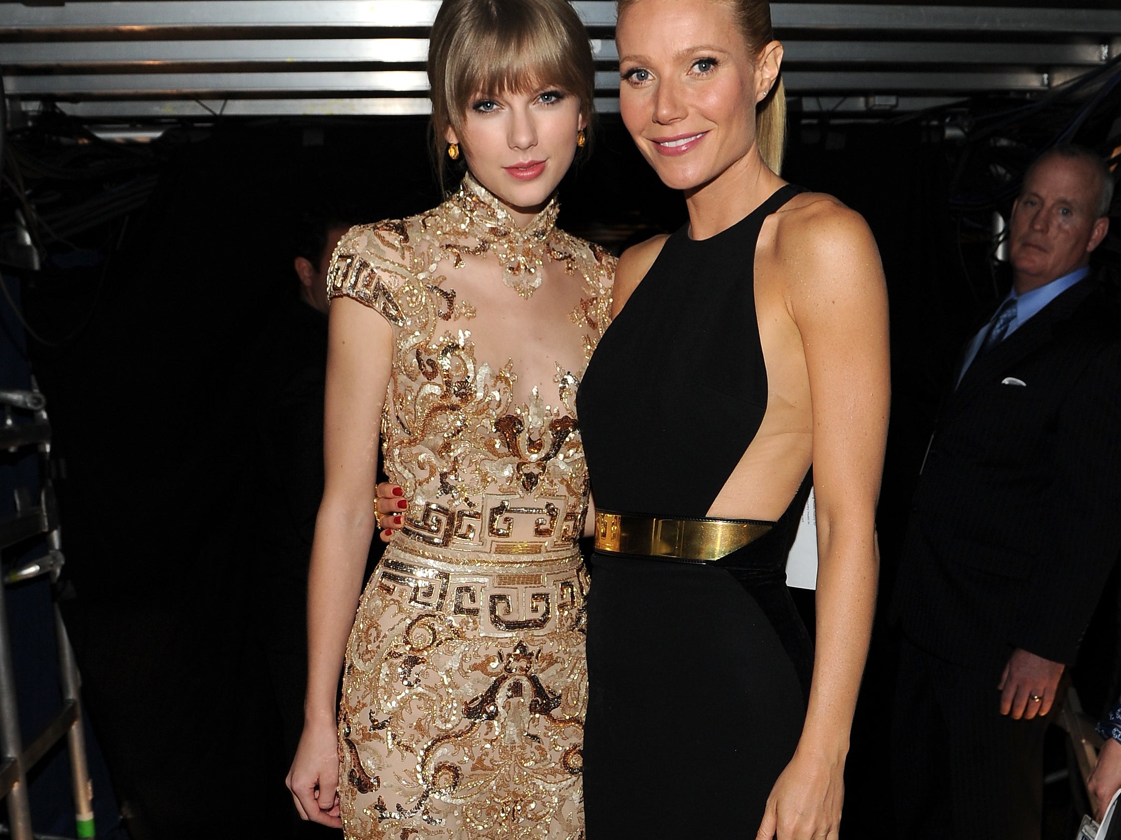 Close-up of Taylor and Gwyneth