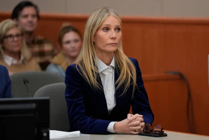 Gwyneth sitting in court