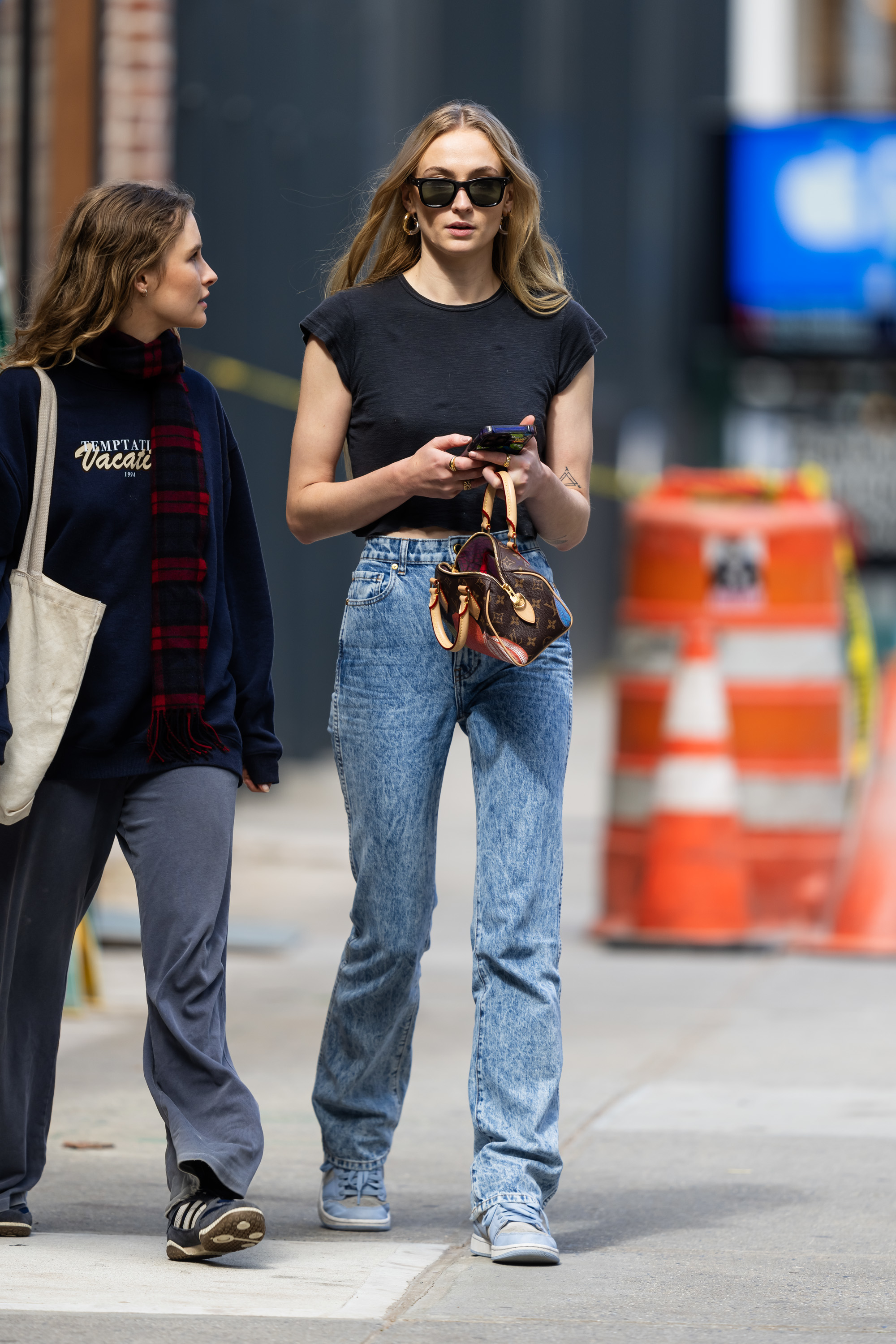 Sophie on the street
