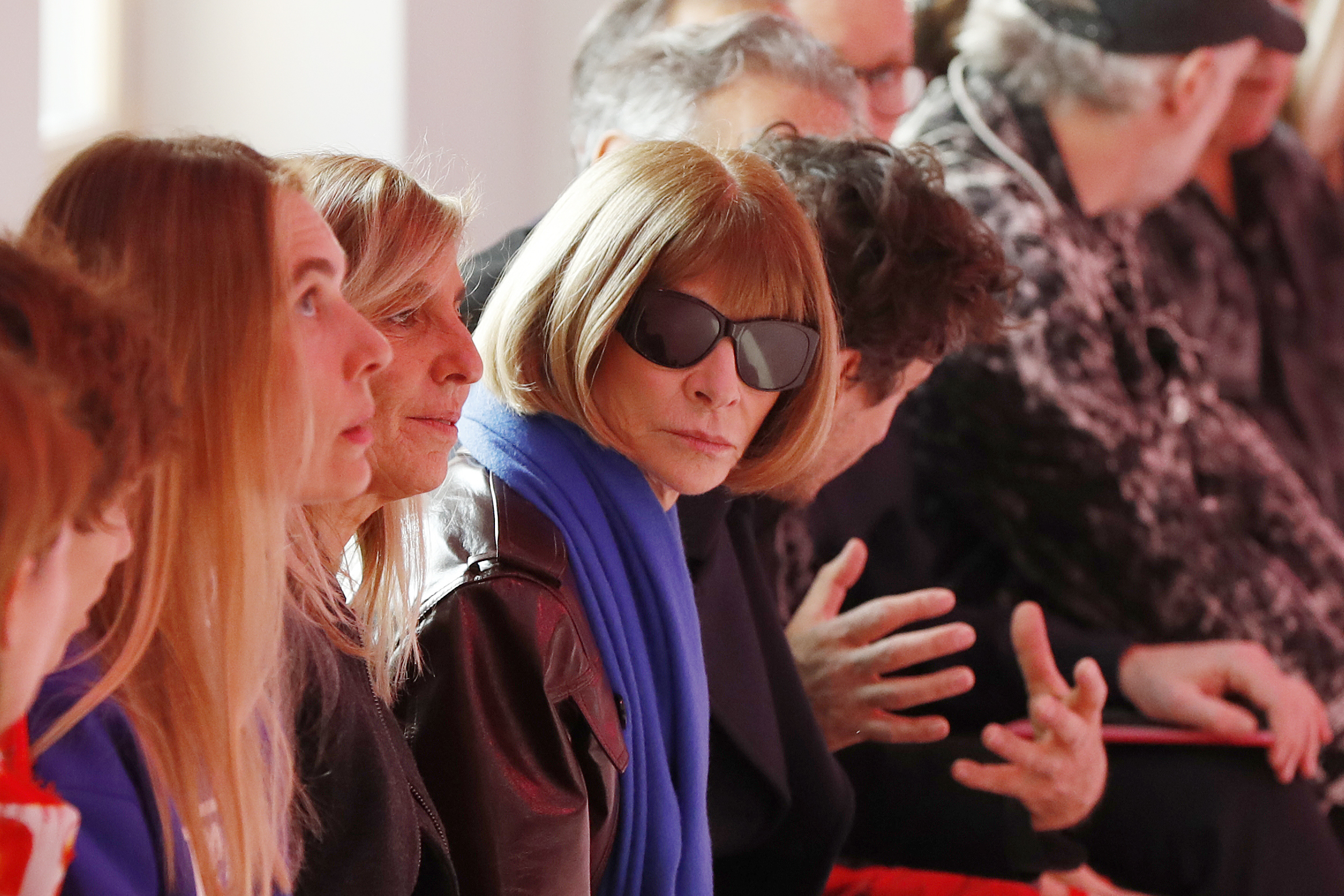 Closeup of Anna Wintour