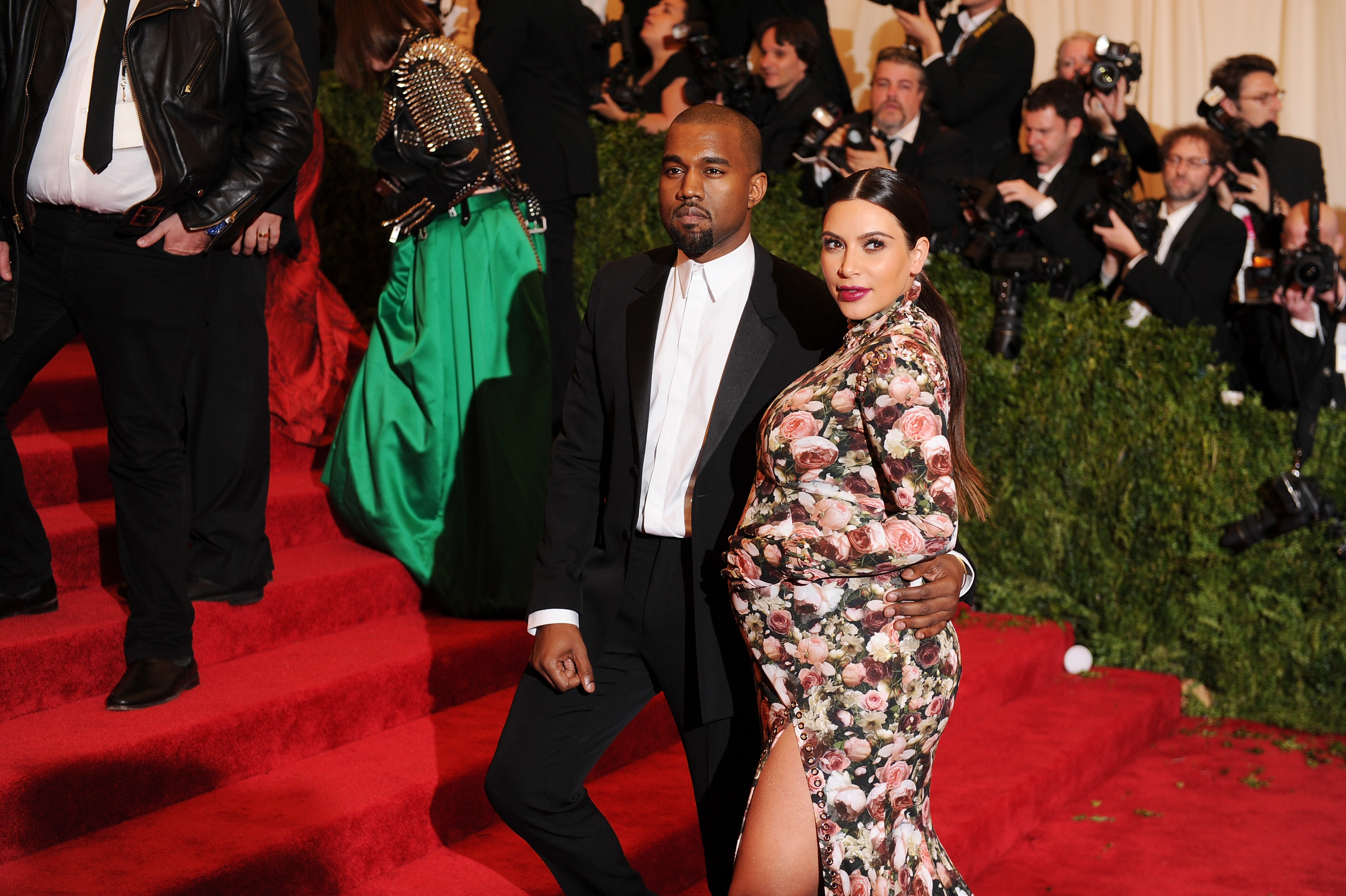 Kanye and Kim at the Met Gala