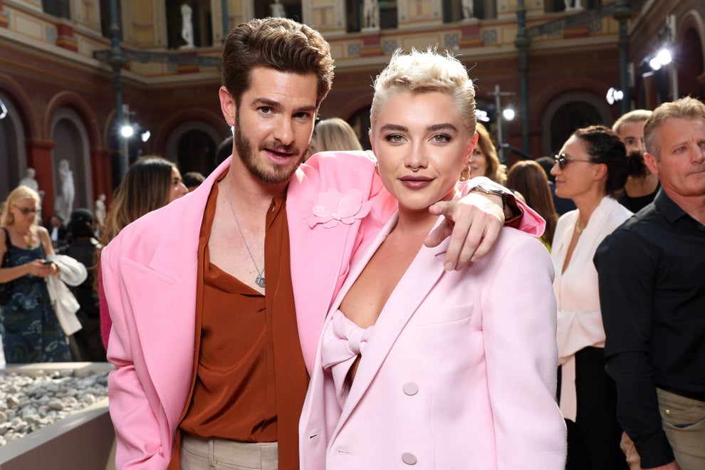 Florence Pugh Andrew Garfield Paris Fashion Week