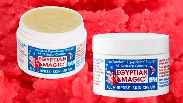 Egyptian Magic cream contains known healing ingredients like bee propolis and royal jelly.