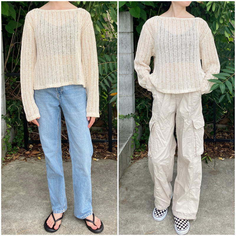 ZARA（ザラ）のおすすめセーター「メタリックスレッド ラスティックセーター」