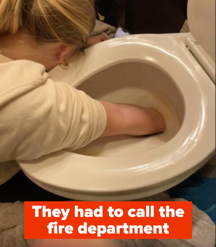 "They had to call the fire department"