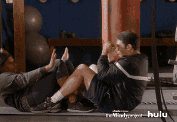 TV characters doing situps