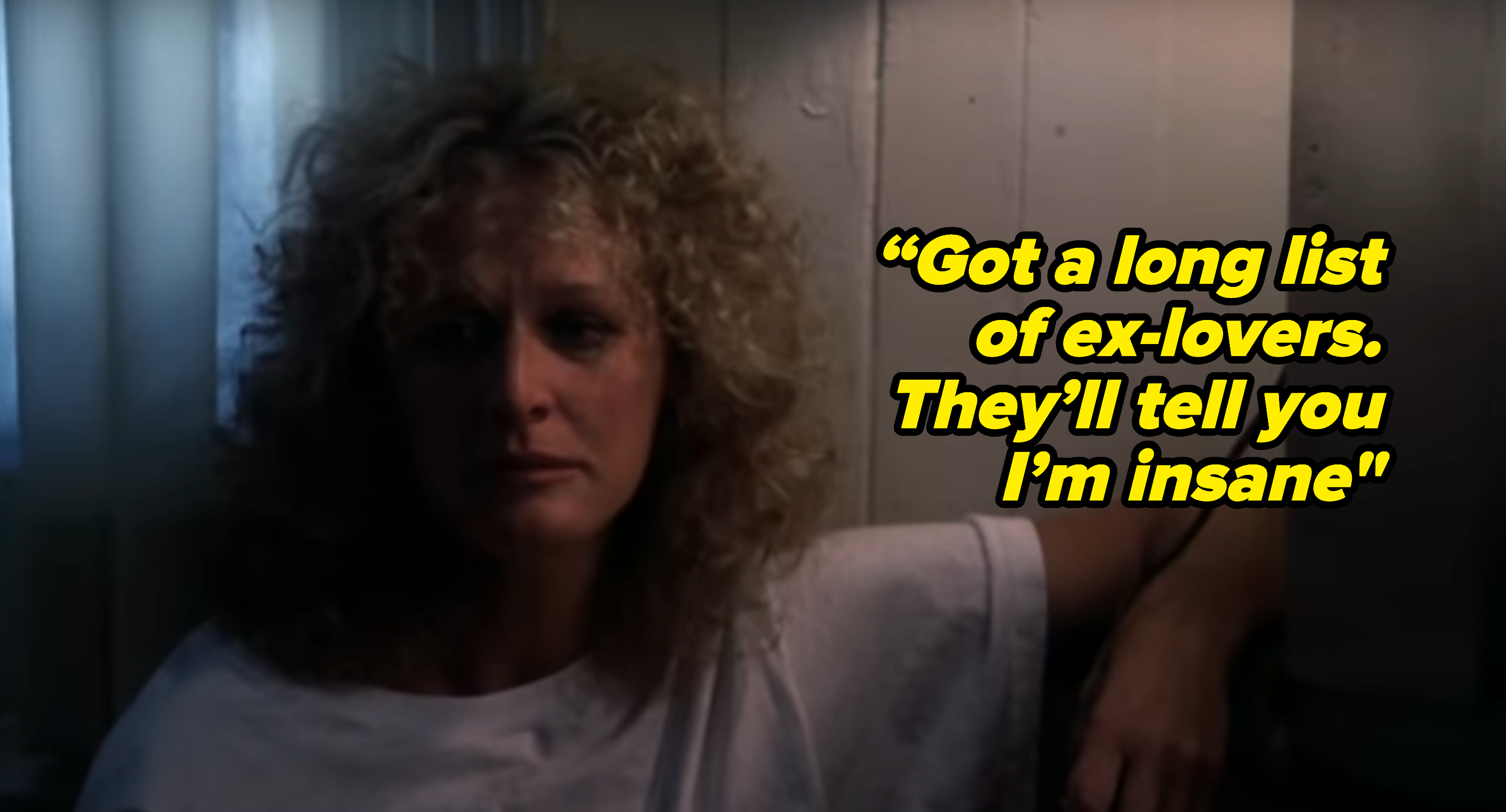 glenn close in fatal attraction and lyric: