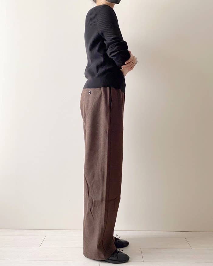 GUのオススメのパンツ「ブラッシュドジャージーパンツ セットアップ可能」