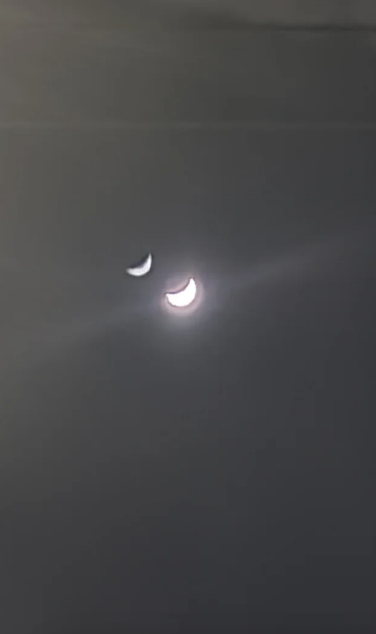 Two moons in the sky