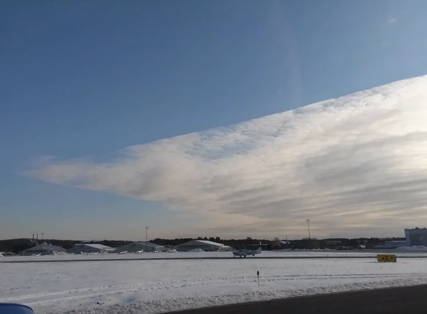 Strange clouds