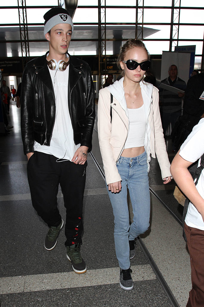 Ash Stymest and Lily-Rose Depp