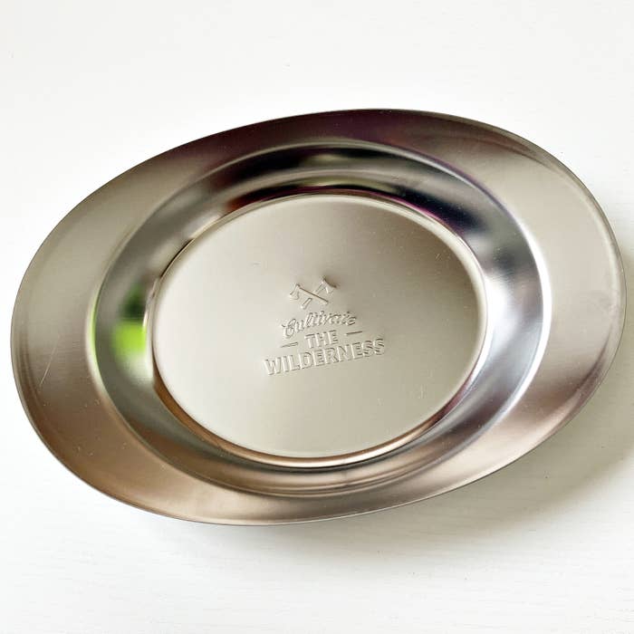Seria（セリア）のおすすめ食器「ステンレス食器 カレー皿 オーバル型」