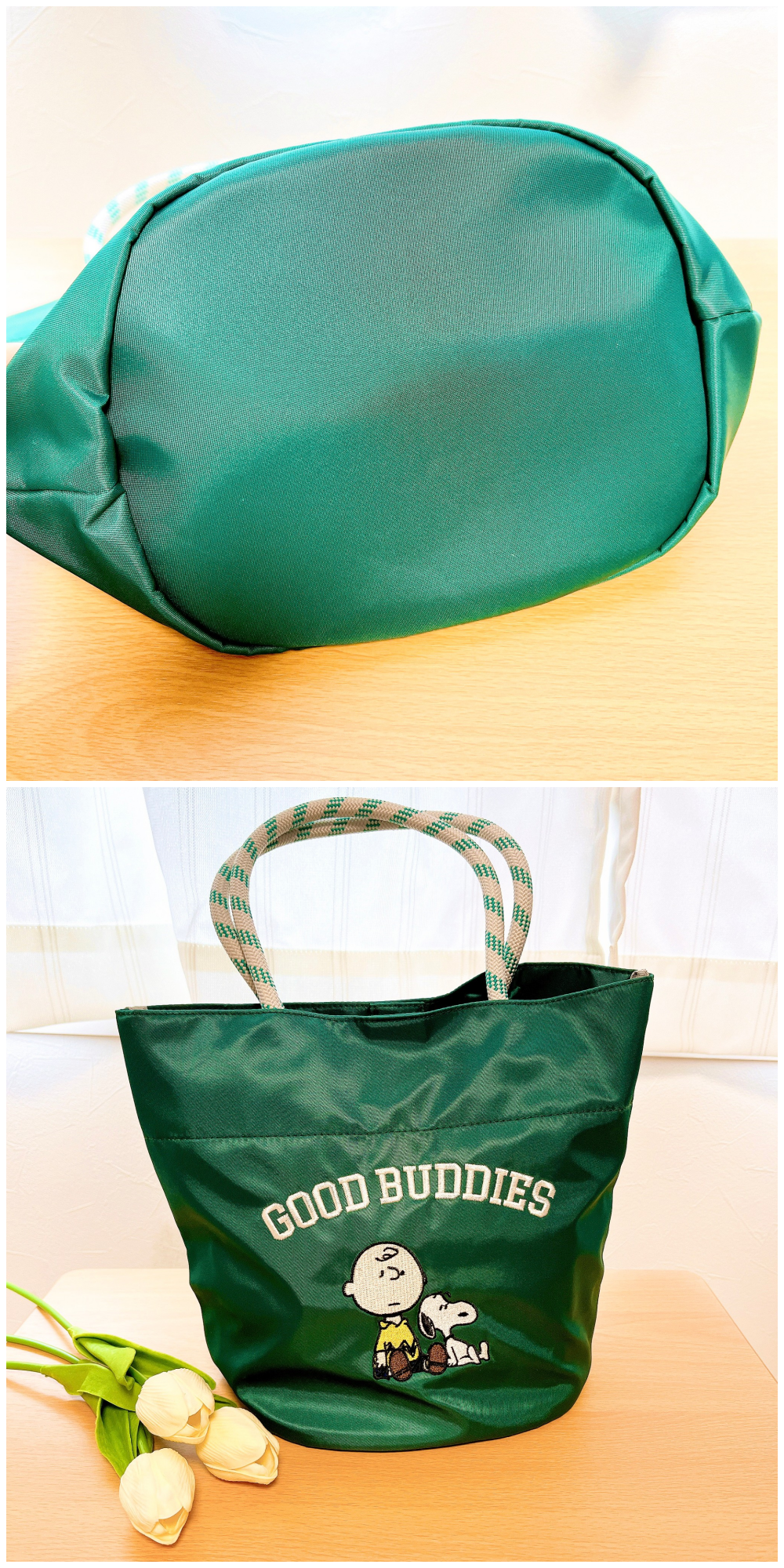 PLAZA（プラザ）のオススメのバッグ「スヌーピー PEANUTS カレッジトートバッグ」