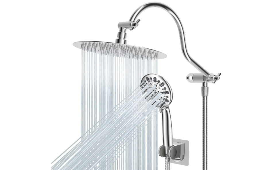 Different-size showerheads
