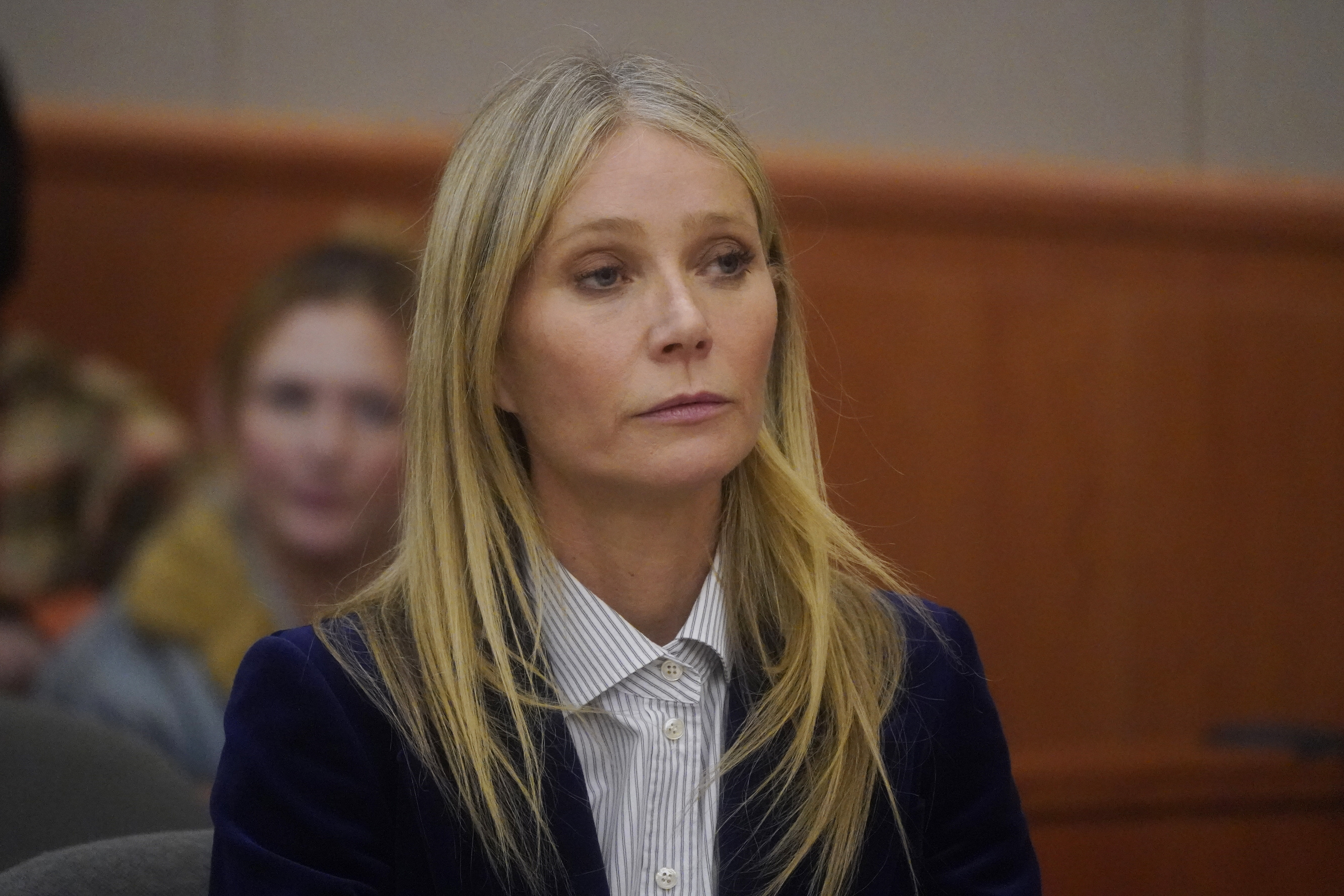closeup of gwyneth in court