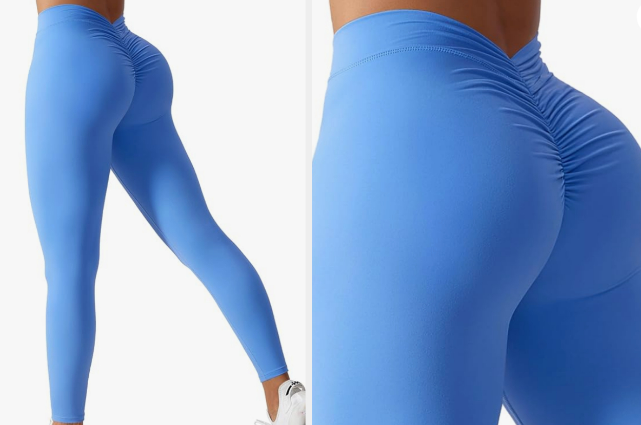 Closeup of pants with creases in the butt area