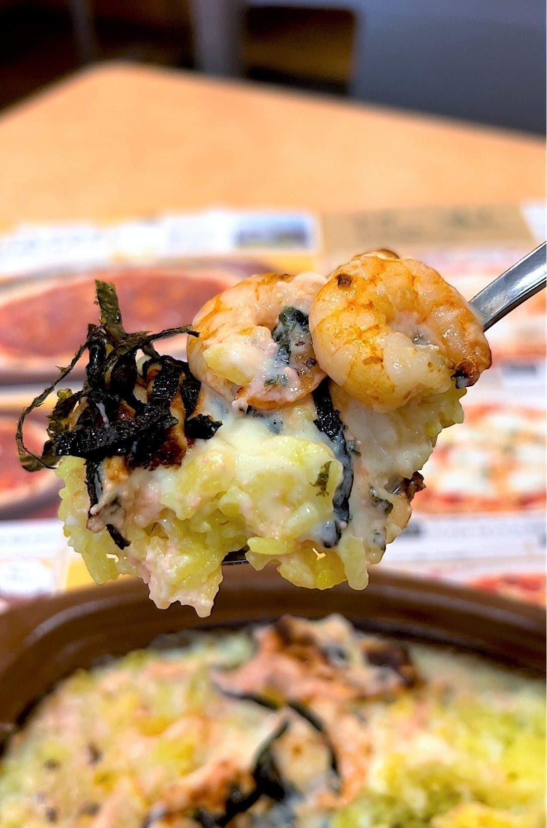 サイゼリアのおすすめメニュー「タラコとエビのドリア」