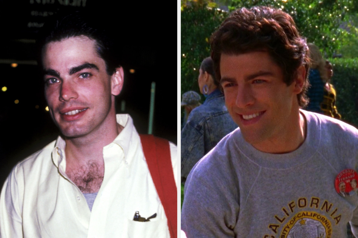Peter Gallagher and Max Greenfield