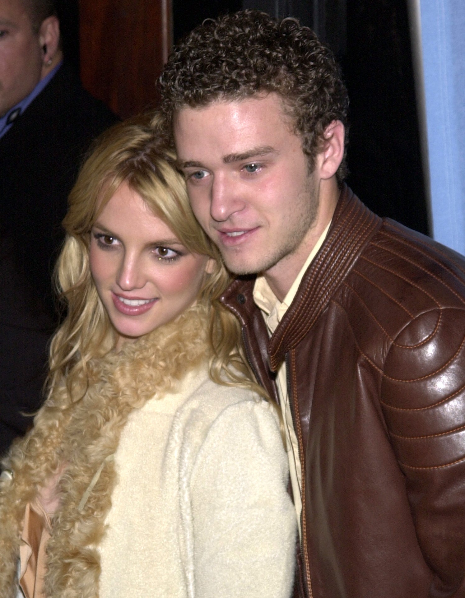 Closeup of Britney and Justin
