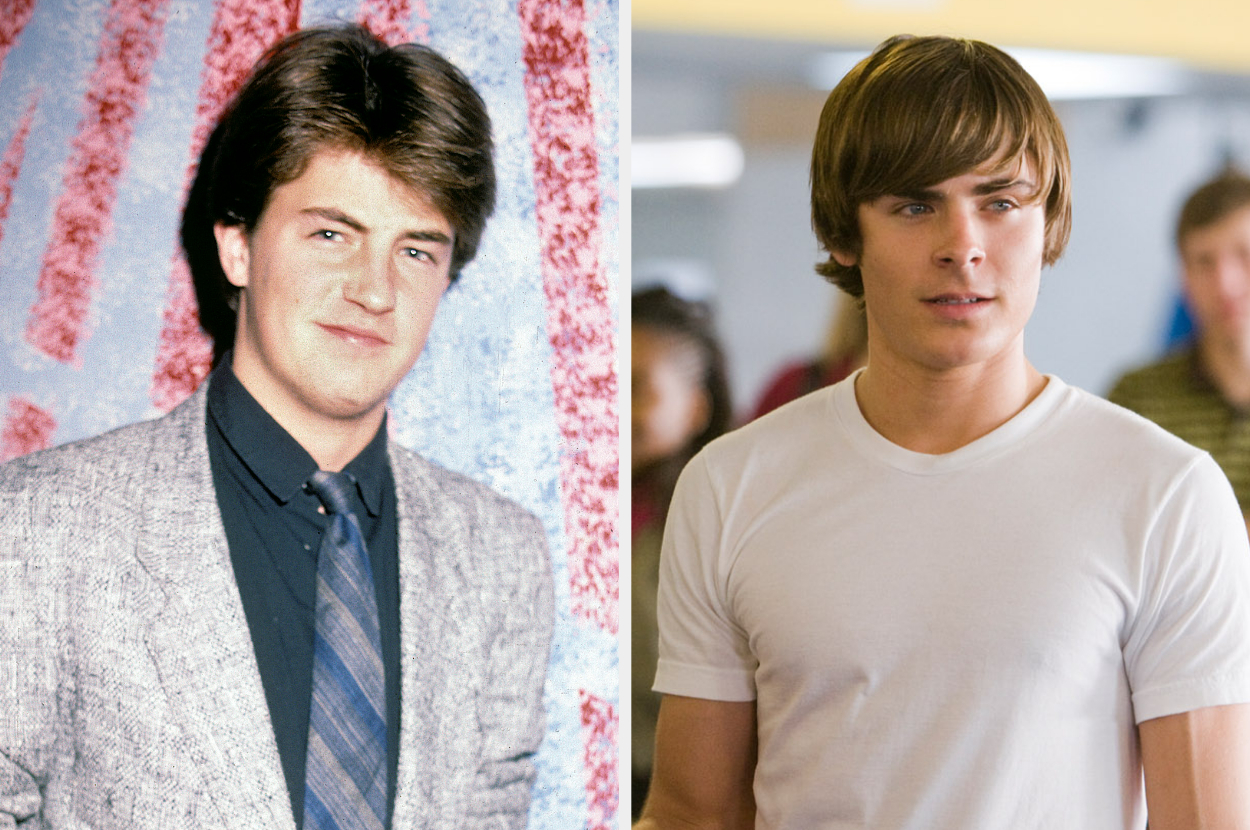 Young Matthew Perry and Zac Efron