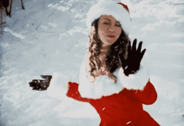 Mariah Carey dressed as Santa in her &quot;All I Want For Christmas Is You&quot; music video