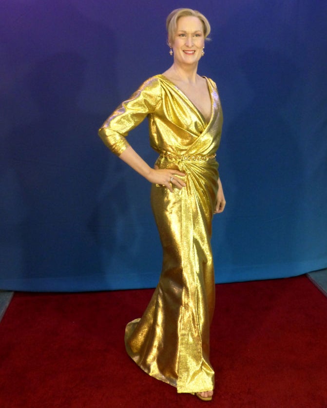 Meryl Streep wax figure