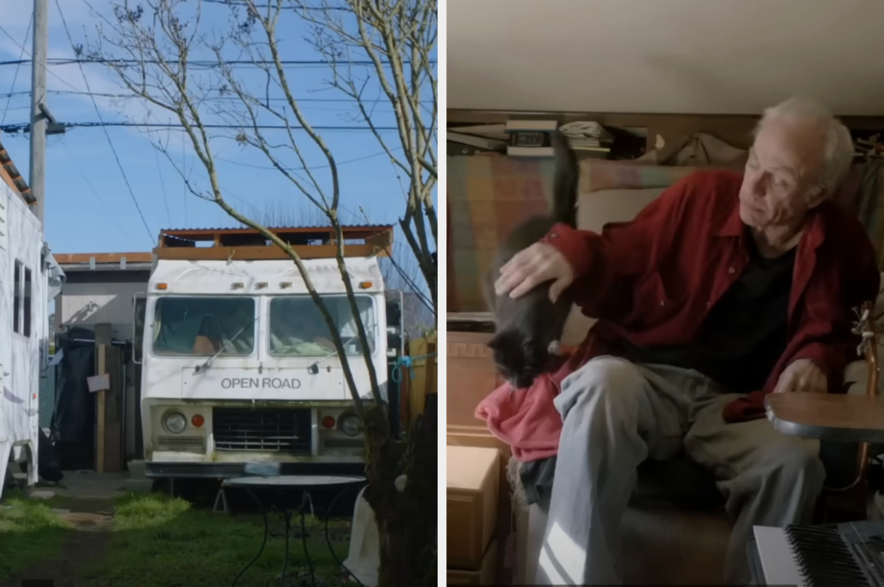 Rich&#x27;s camper and his cat