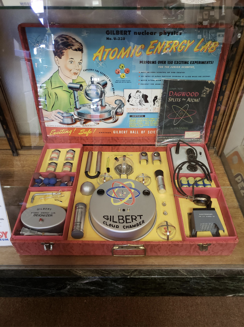 inside of the kit with illustrations of a kid working with it