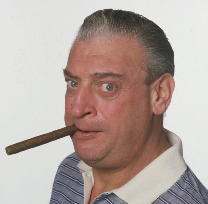 Closeup of Rodney Dangerfield