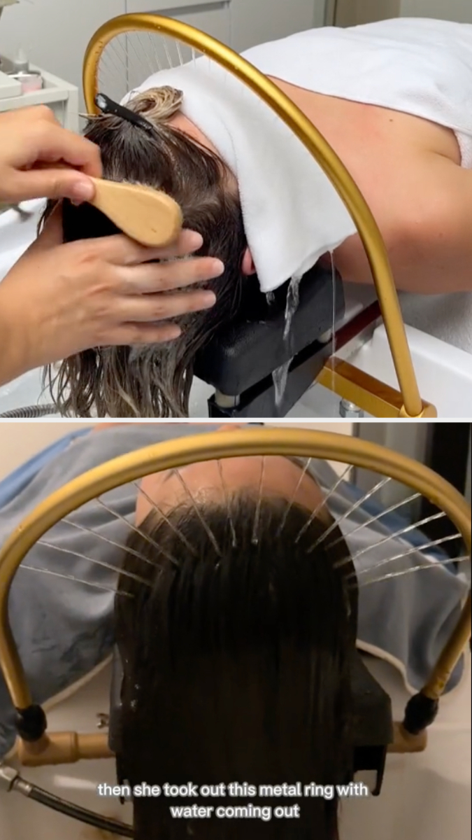 TikTok users who have documented their scalp massage experiences are being shown