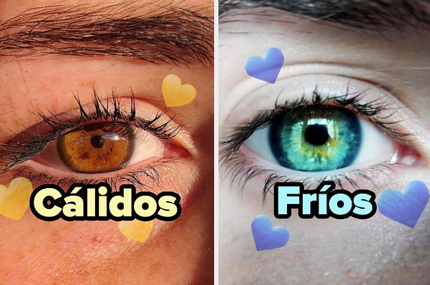Tienes ojos fríos o cálidos