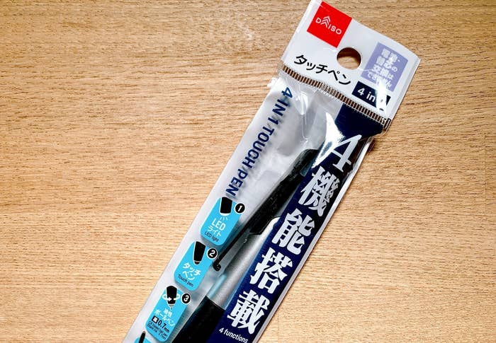 DAISO(ダイソー)のおすすめの便利グッズ「タッチペン(4 in 1)」