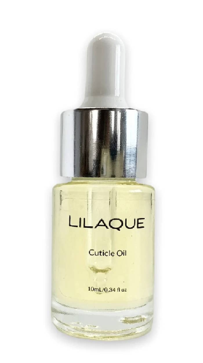 the cuticle oil in its bottle