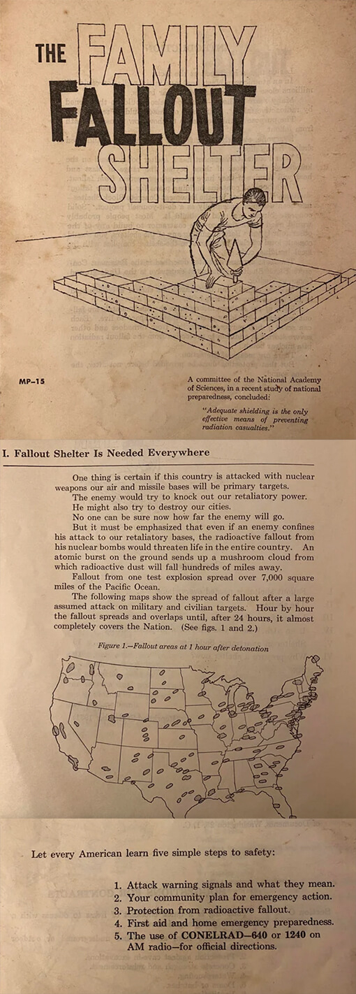 a manual for building a fallout shelter