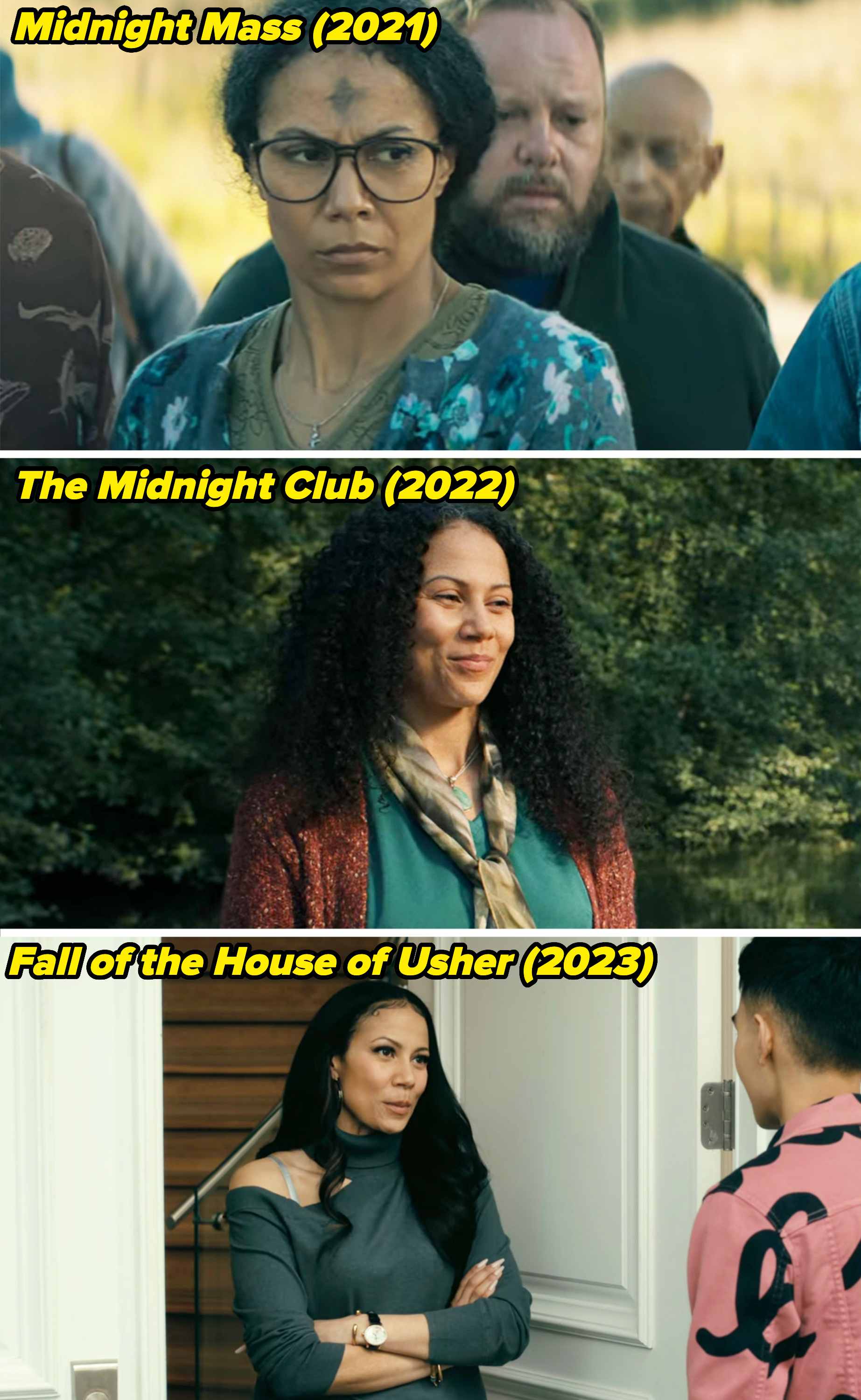 Crystal Balint in multiple roles